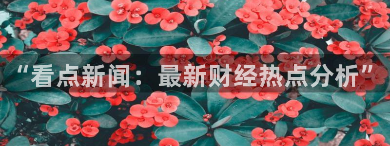 “看点新闻：最新财经热点分析”