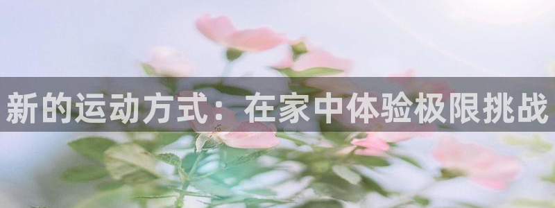 新的运动方式：在家中体验极限挑战