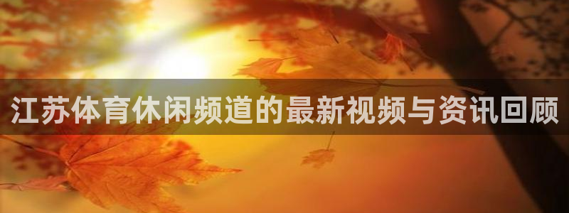 江苏体育休闲频道的最新视频与资讯回顾